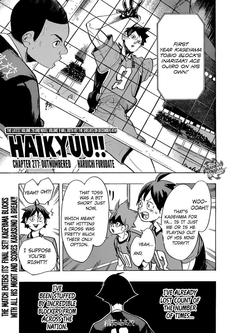Haikyu!! Chapter 277 page 1 - Chapter 277: Outnumbered
