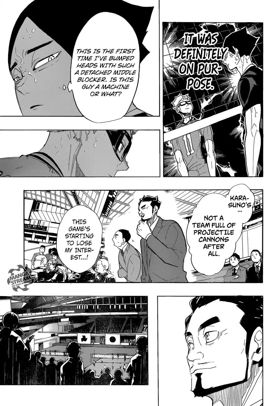 Haikyu!! Chapter 277 page 13 - Chapter 277: Outnumbered