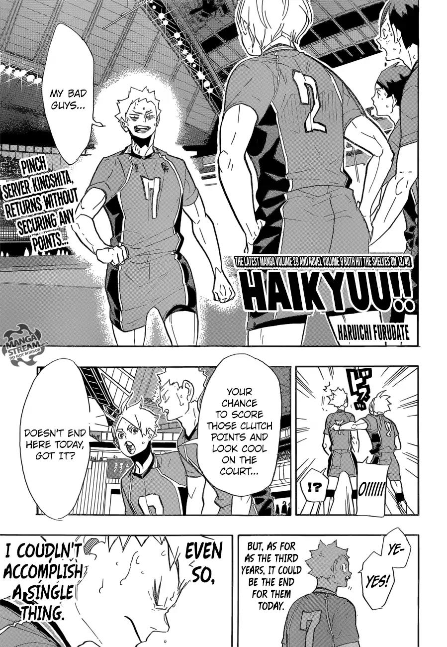 Haikyu!! Chapter 278 page 1 - Chapter 278: Hero of the Guardian Deity