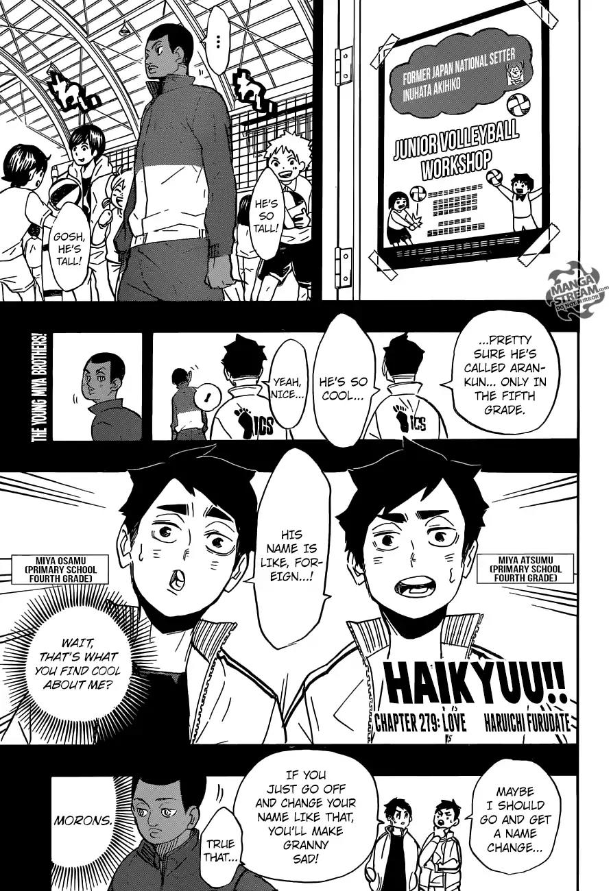 Haikyu!! Chapter 279 page 1 - Chapter 279: Love