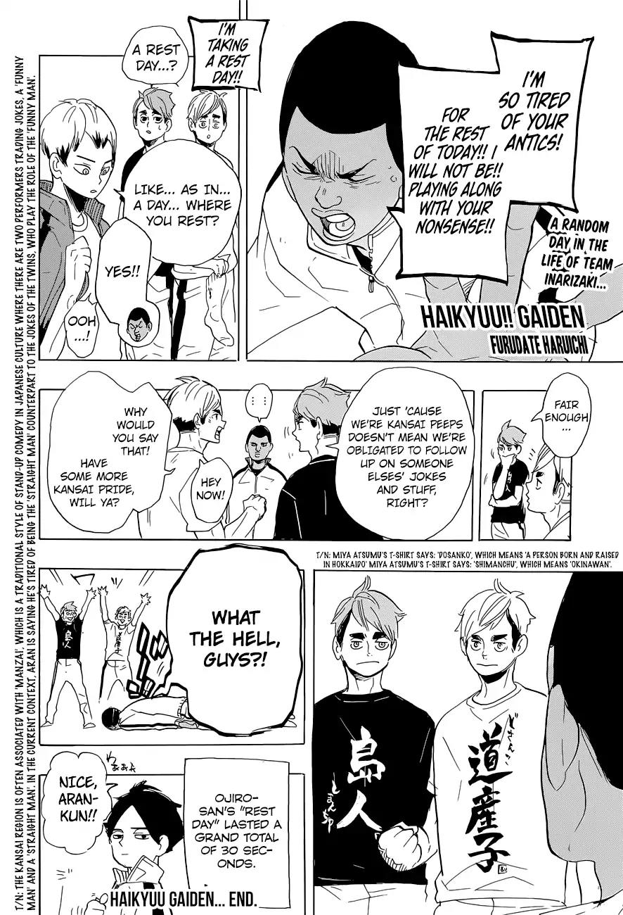 Haikyu!! Chapter 282 page 1 - Chapter 282: Rice