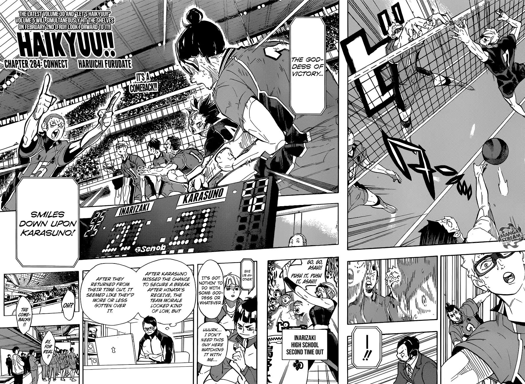 Haikyu!! Chapter 284 page 5 - Chapter 284: Connect