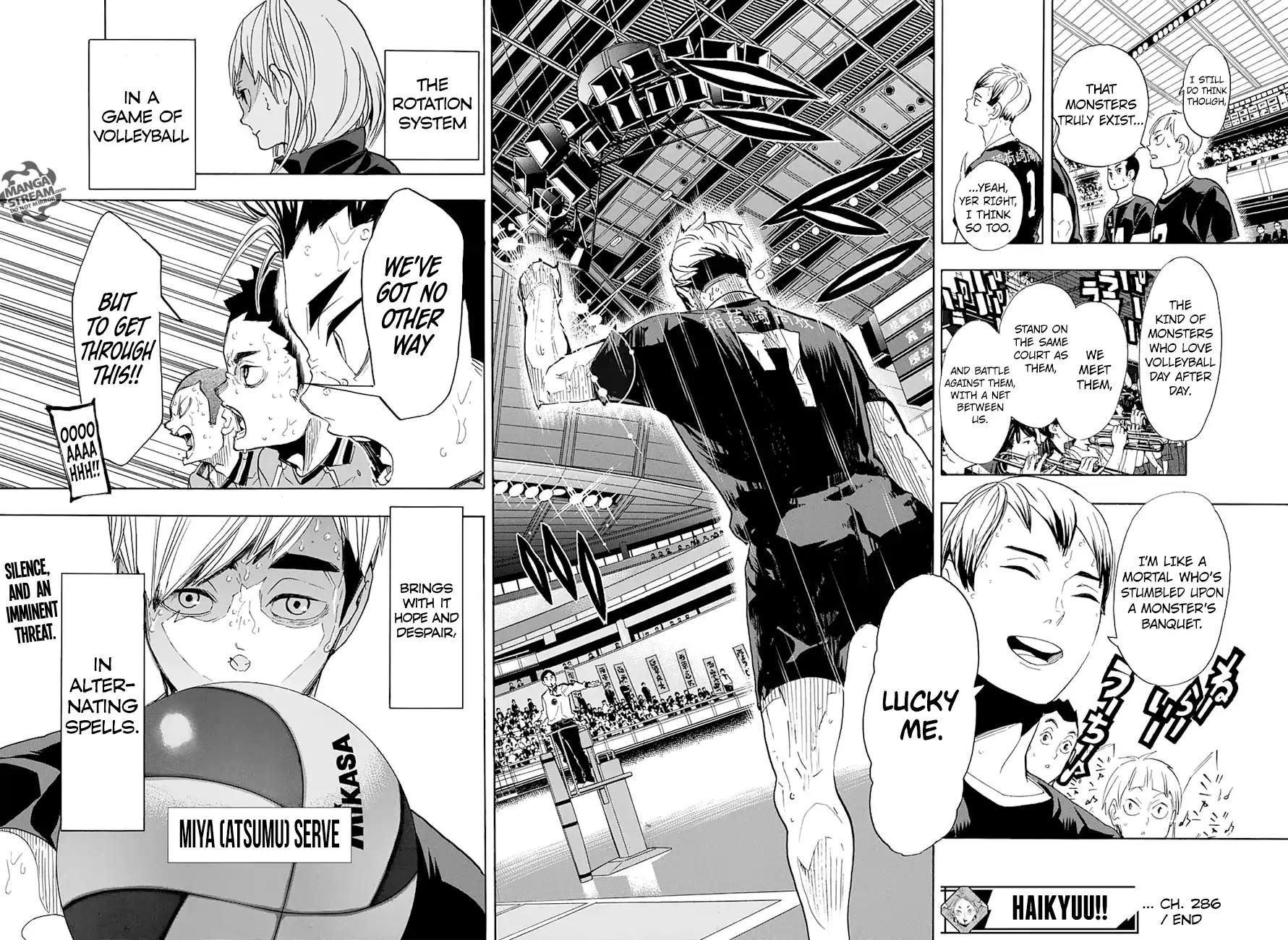 Haikyu!! Chapter 286 page 18 - Chapter 286: Threat (Trust)