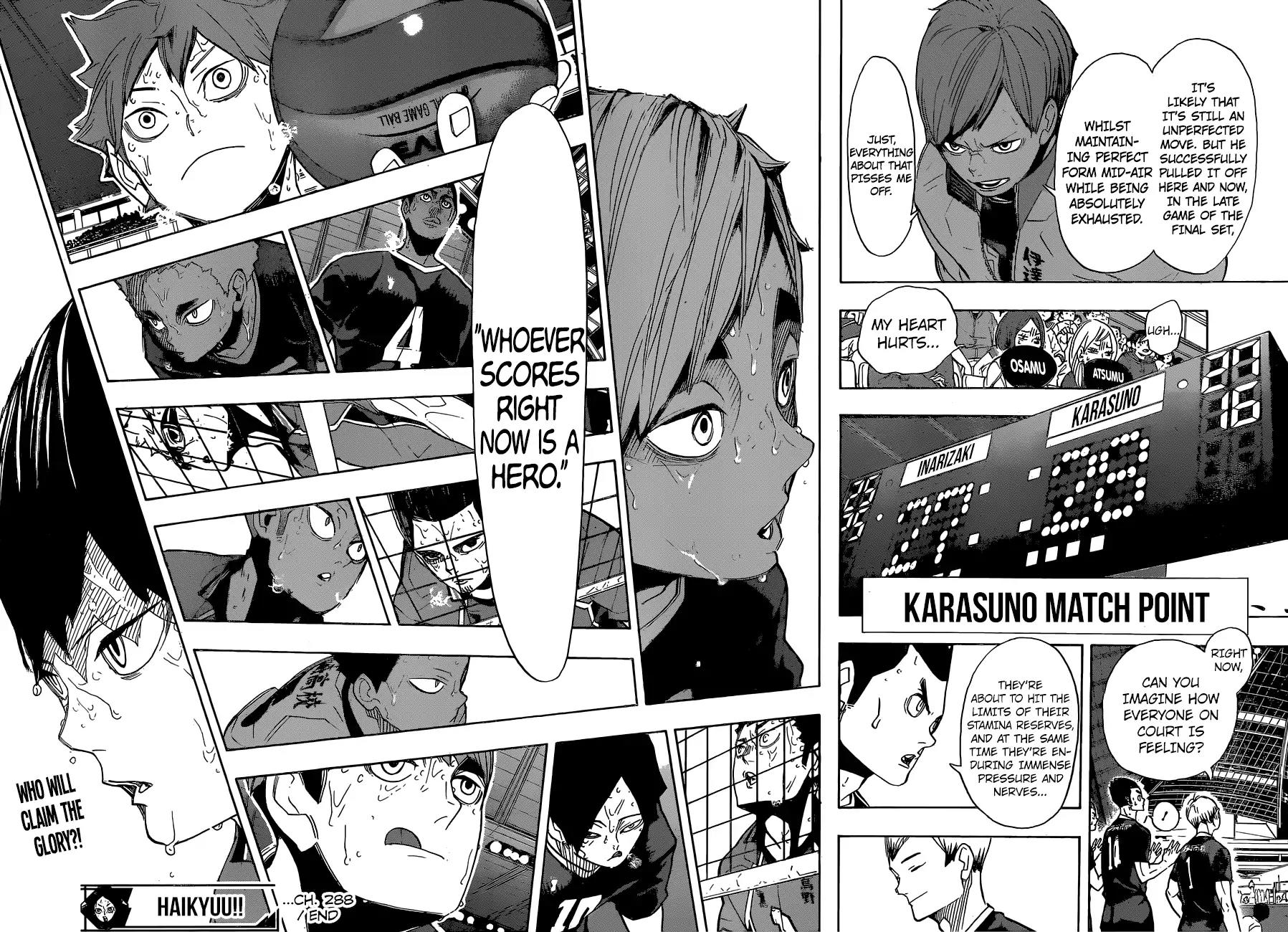 Haikyu!! Chapter 288 page 17 - Chapter 288: Infectious Voracity