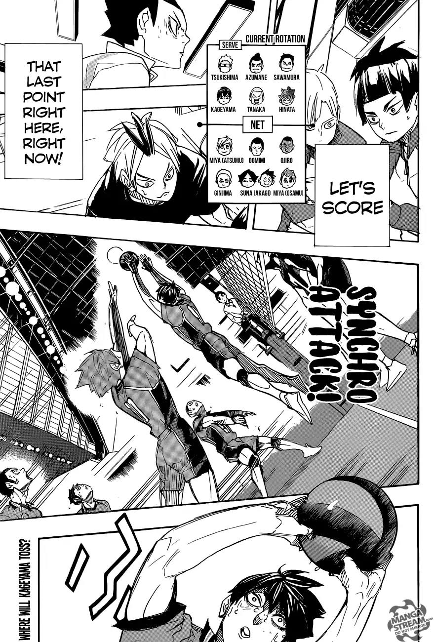 Haikyu!! Chapter 290 page 6 - Chapter 290: Monster's Banquet