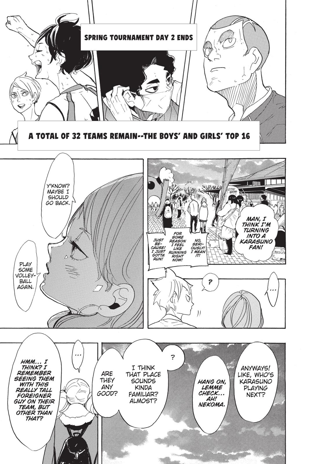 Haikyu!! Chapter 292 page 3 - Chapter 292