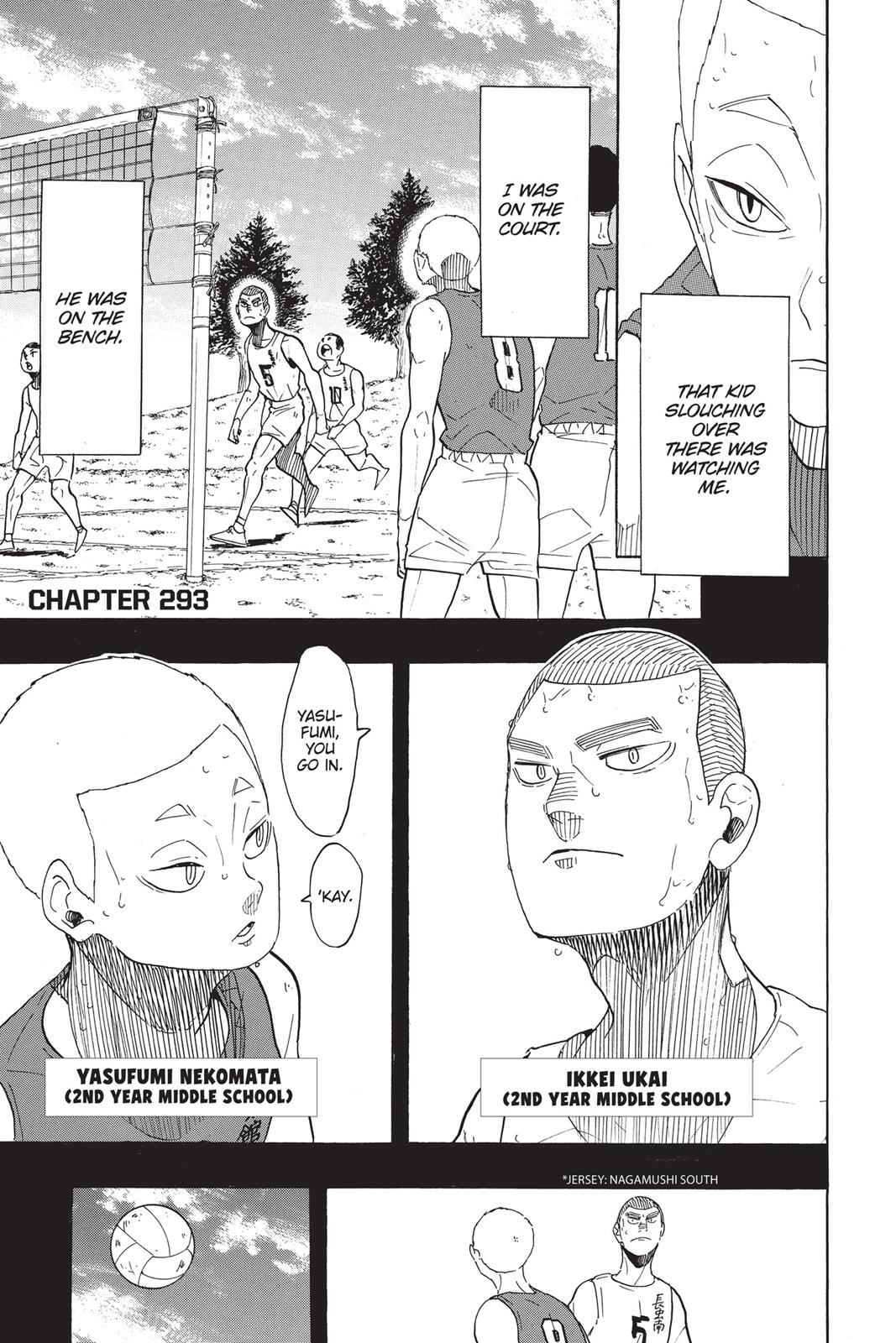 Haikyu!! Chapter 293 page 1 - Chapter 293