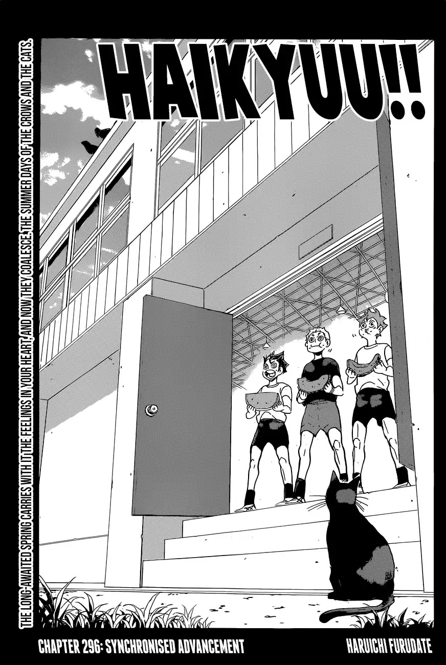 Haikyu!! Chapter 296 page 1 - Chapter 296