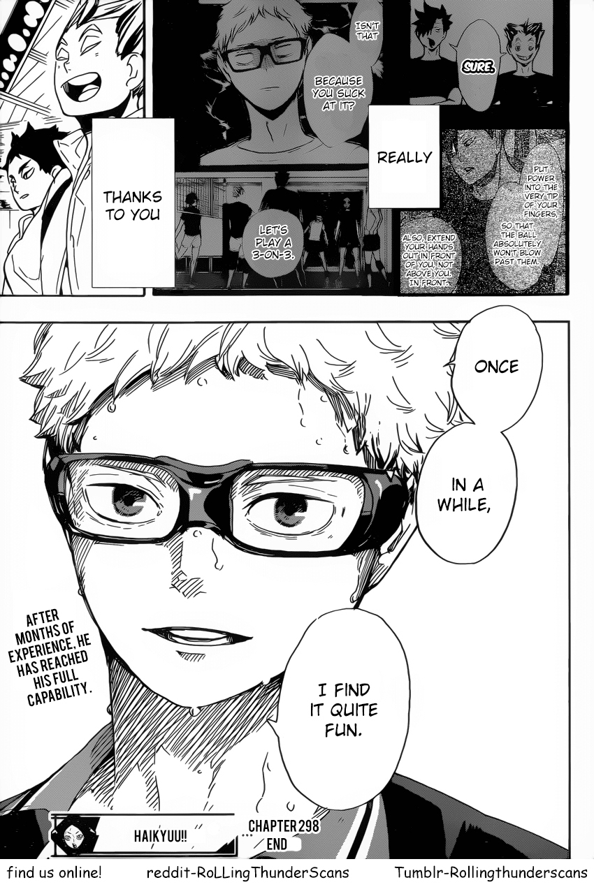 Haikyu!! Chapter 298 page 18 - Chapter 298: Guidance