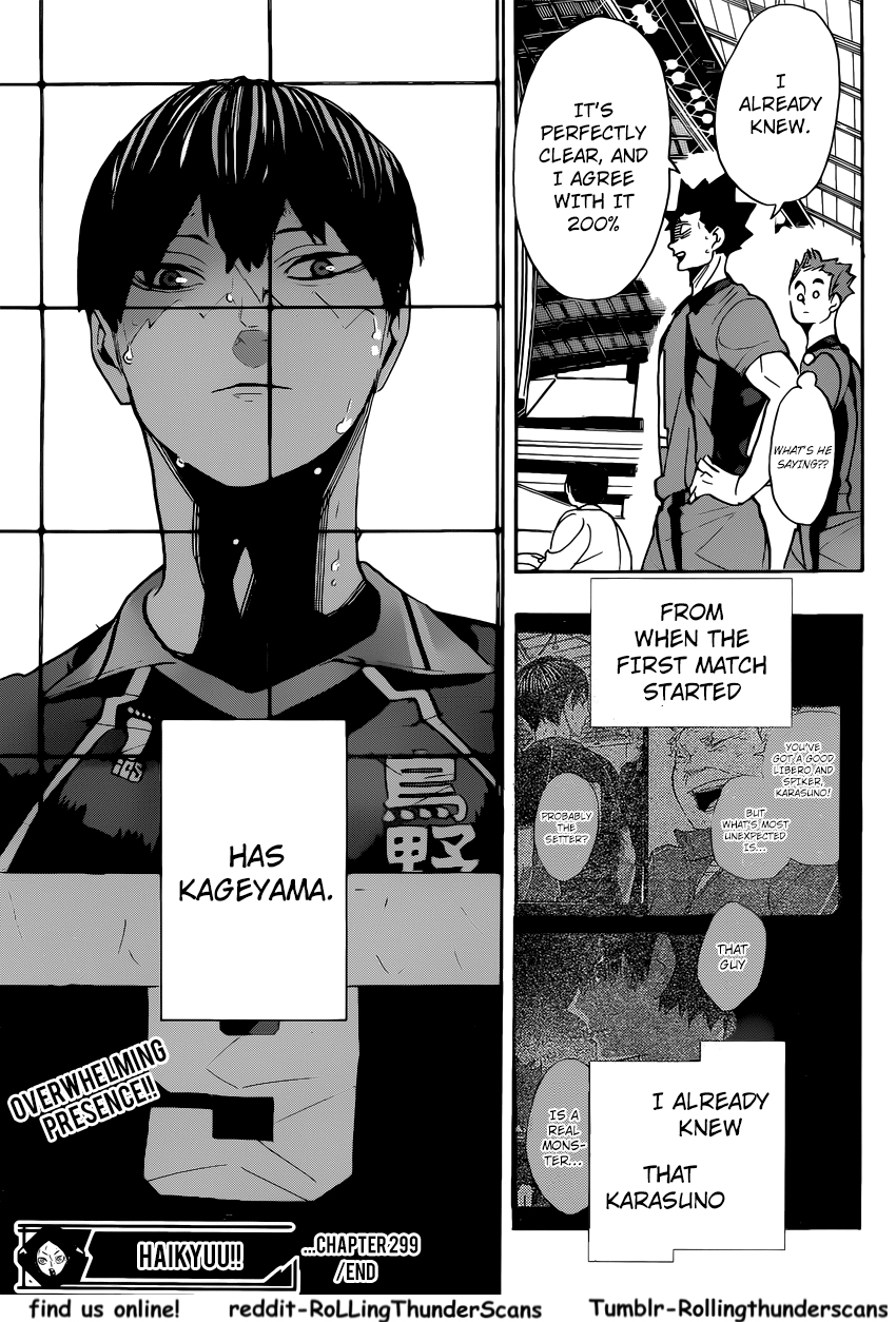 Haikyu!! Chapter 299 page 19 - Chapter 299: Order & Disarray