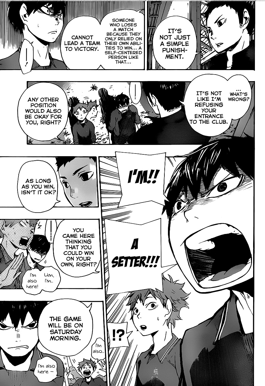 Haikyu!! Chapter 3 page 13 - Chapter 3: Single-Celled Organisms