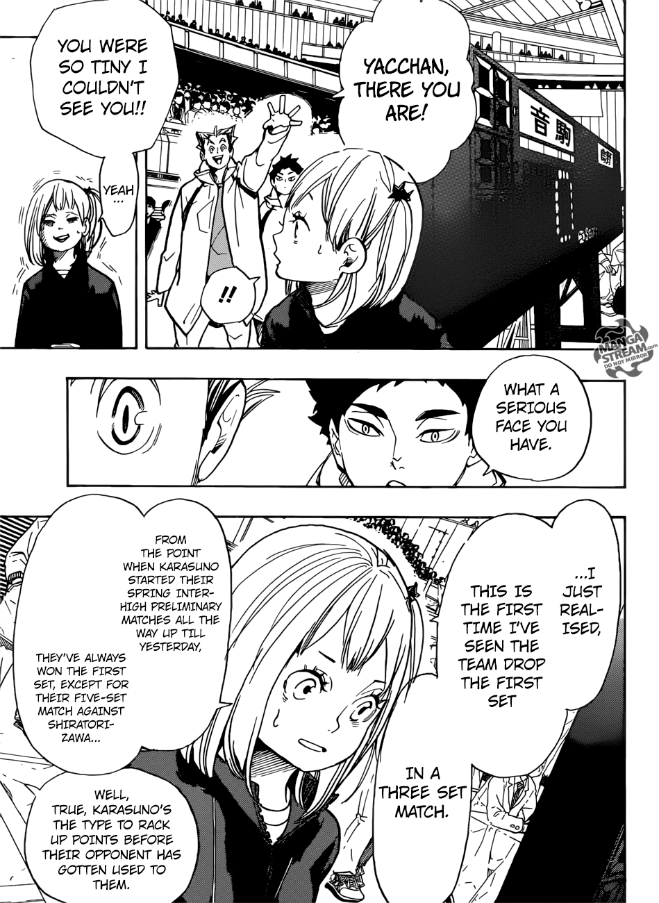 Haikyu!! Chapter 306 page 3 - Chapter 306
