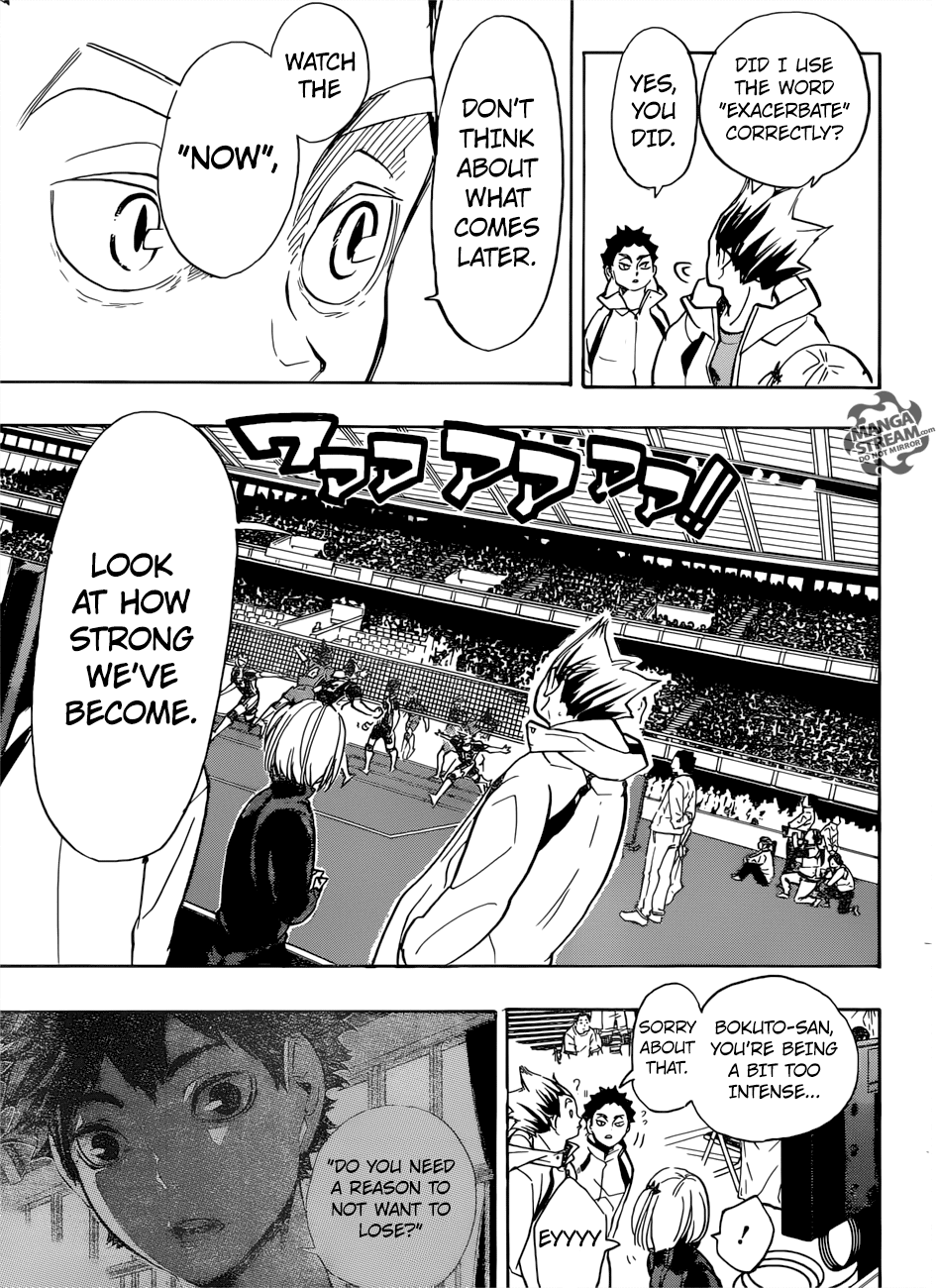 Haikyu!! Chapter 306 page 5 - Chapter 306