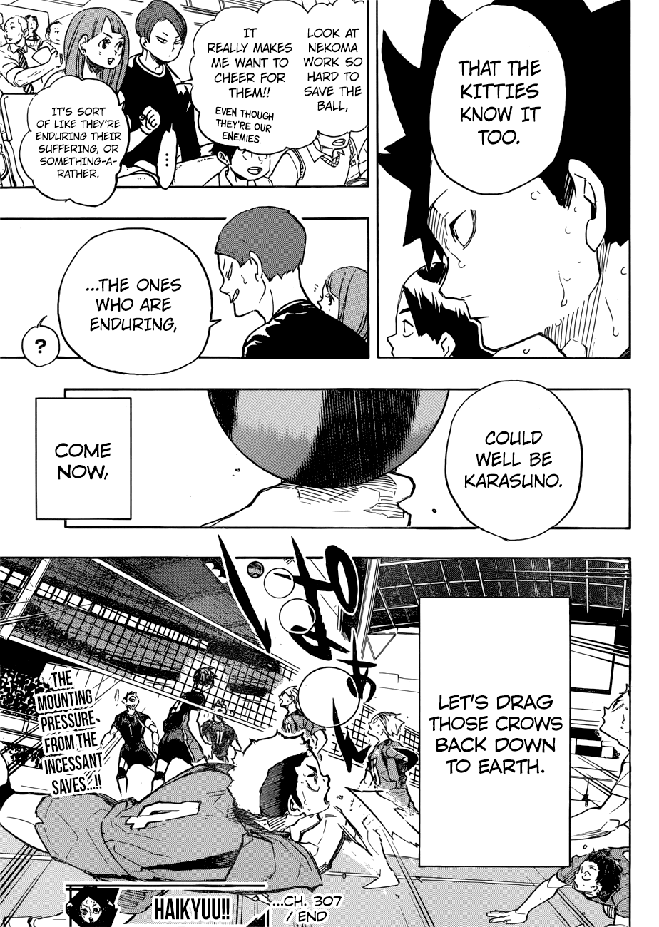 Haikyu!! Chapter 307 page 19 - Chapter 307