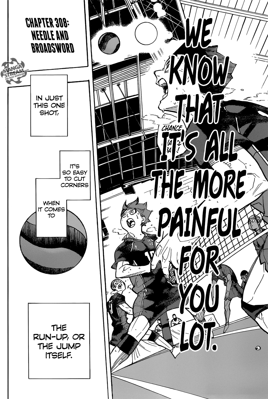 Haikyu!! Chapter 308 page 3 - Chapter 308