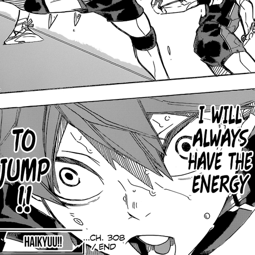 Haikyu!! Chapter 308 cover
