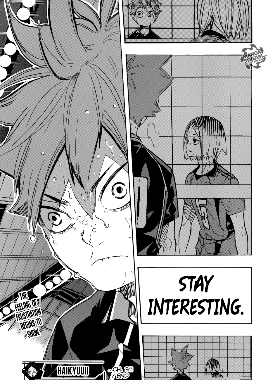 Haikyu!! Chapter 311 page 20 - Chapter 311