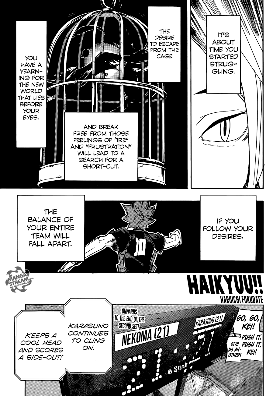 Haikyu!! Chapter 313 page 1 - Chapter 313