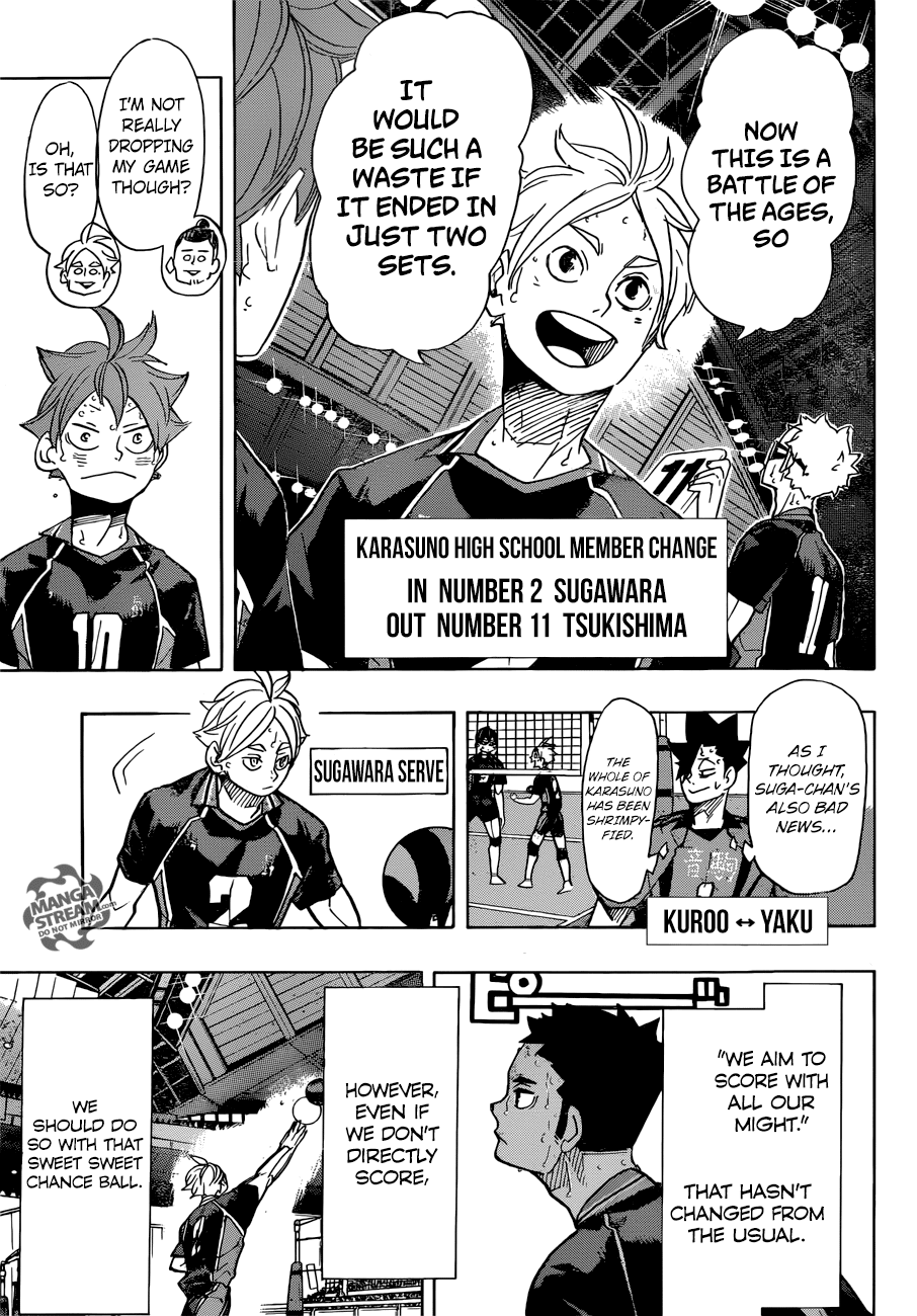Haikyu!! Chapter 313 page 5 - Chapter 313