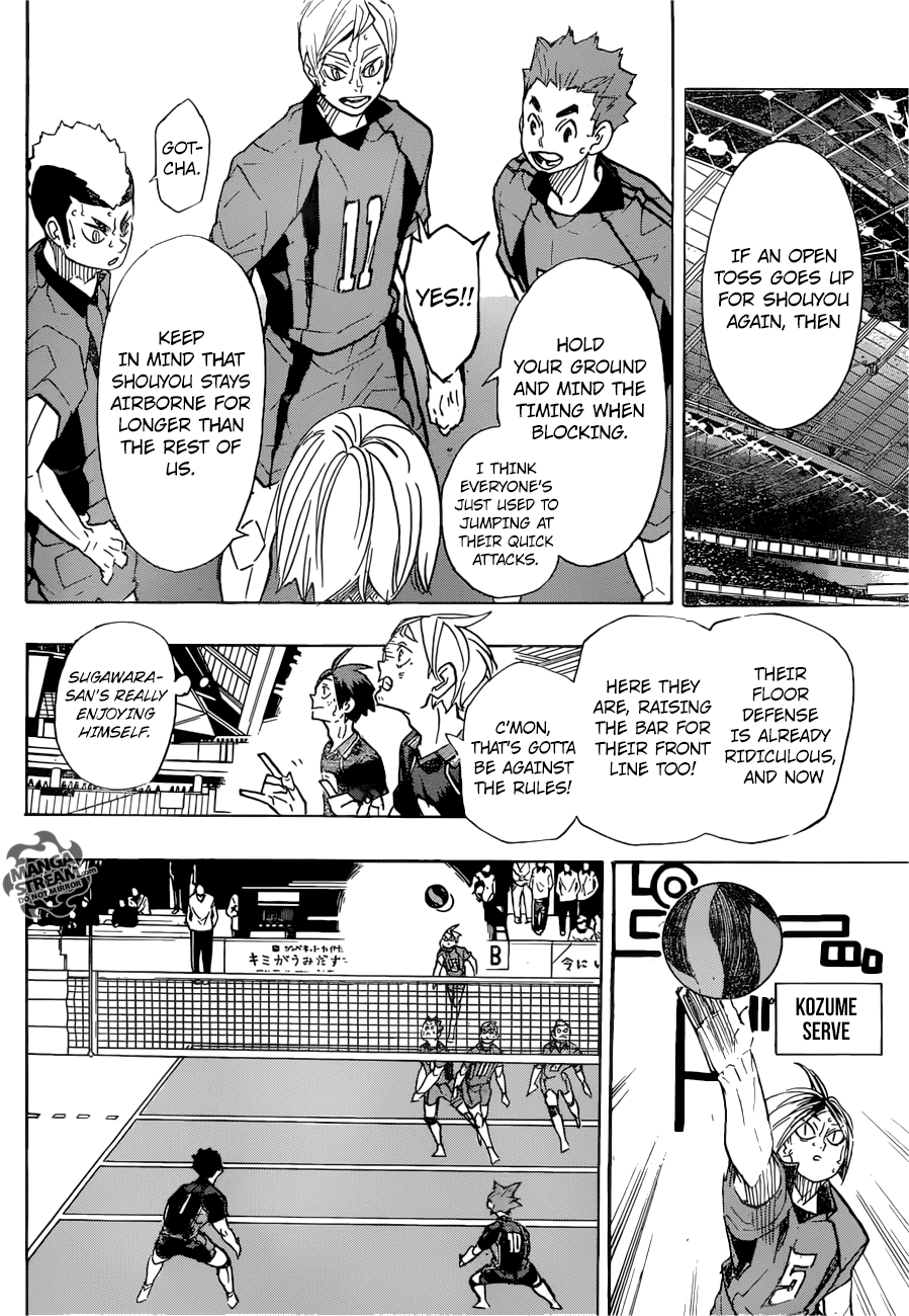 Haikyu!! Chapter 316 page 4 - Chapter 316