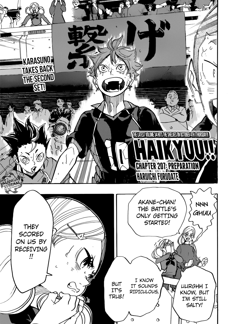 Haikyu!! Chapter 318 page 1 - Chapter 318