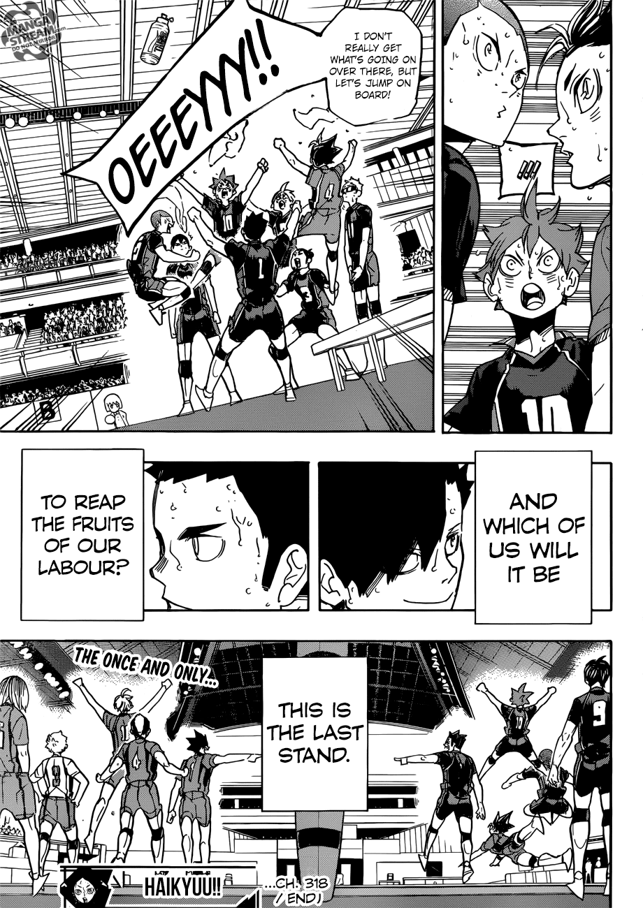 Haikyu!! Chapter 318 page 20 - Chapter 318