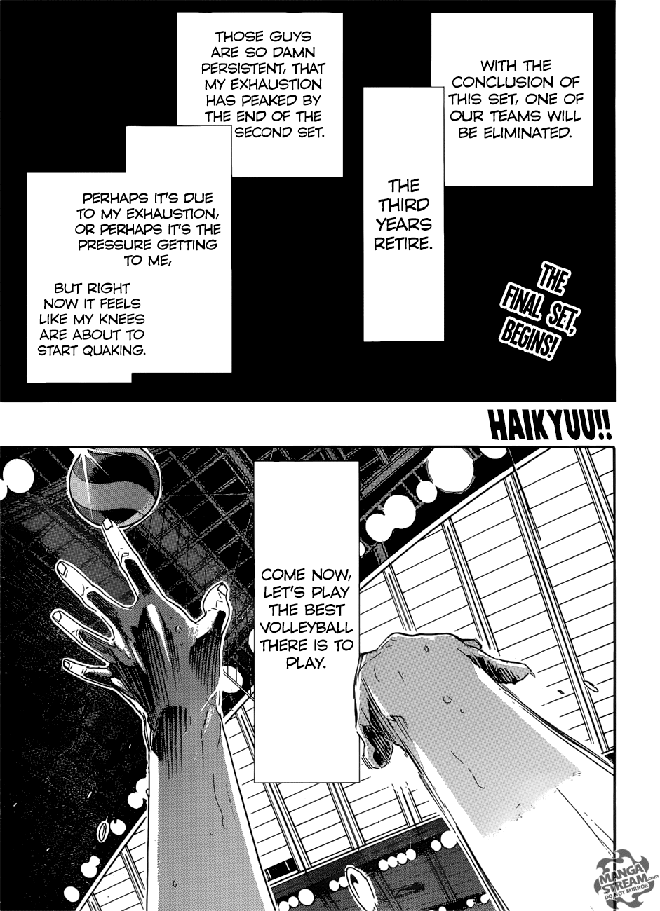 Haikyu!! Chapter 319 page 1 - Chapter 319