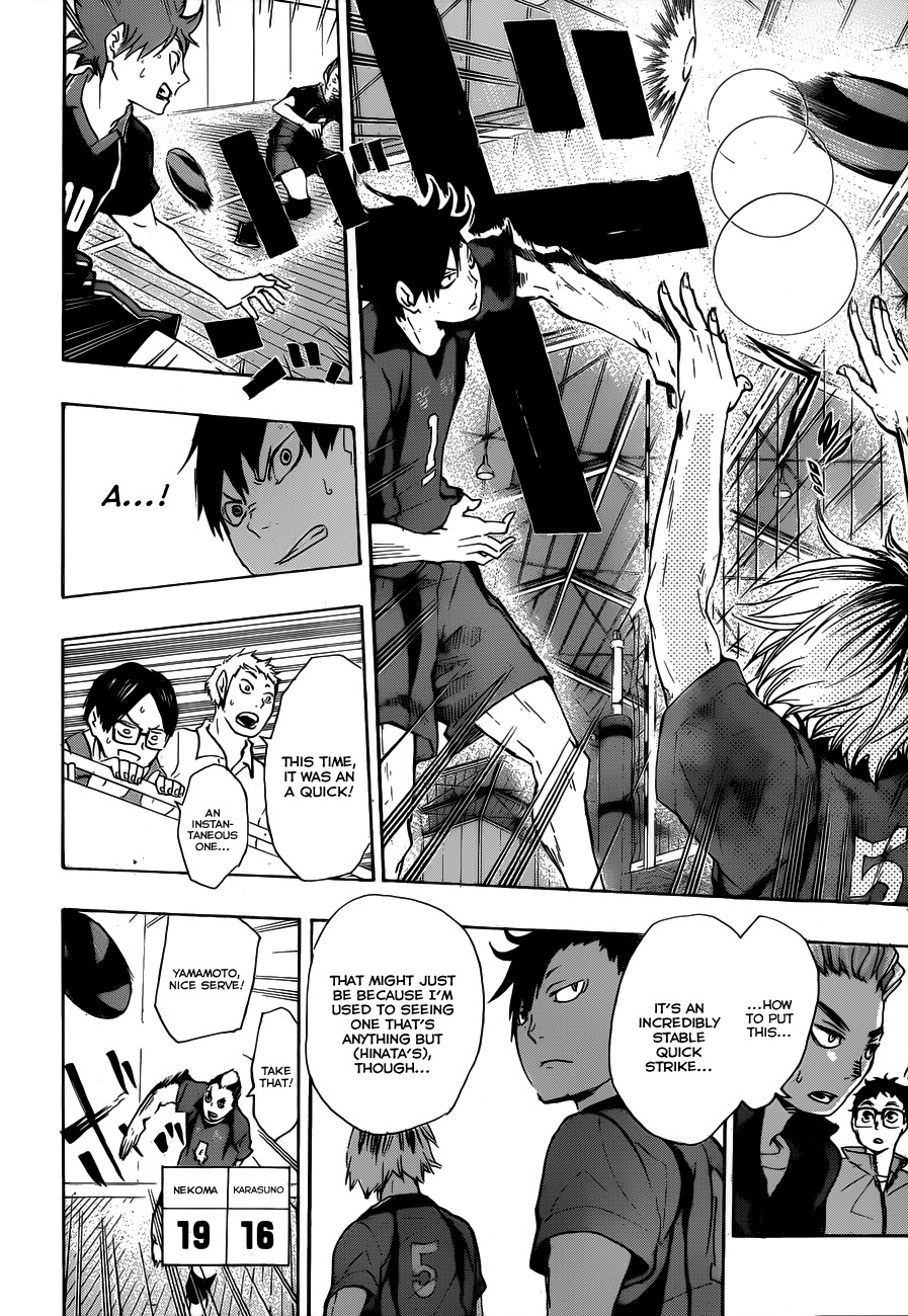 Haikyu!! Chapter 32 page 10 - Chapter 32: An Adult Cat and a Crow Chick