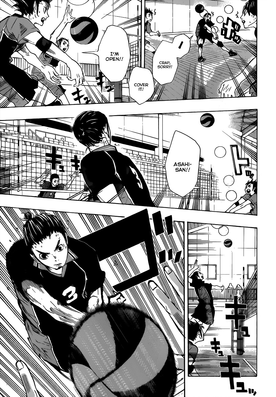 Haikyu!! Chapter 32 page 11 - Chapter 32: An Adult Cat and a Crow Chick