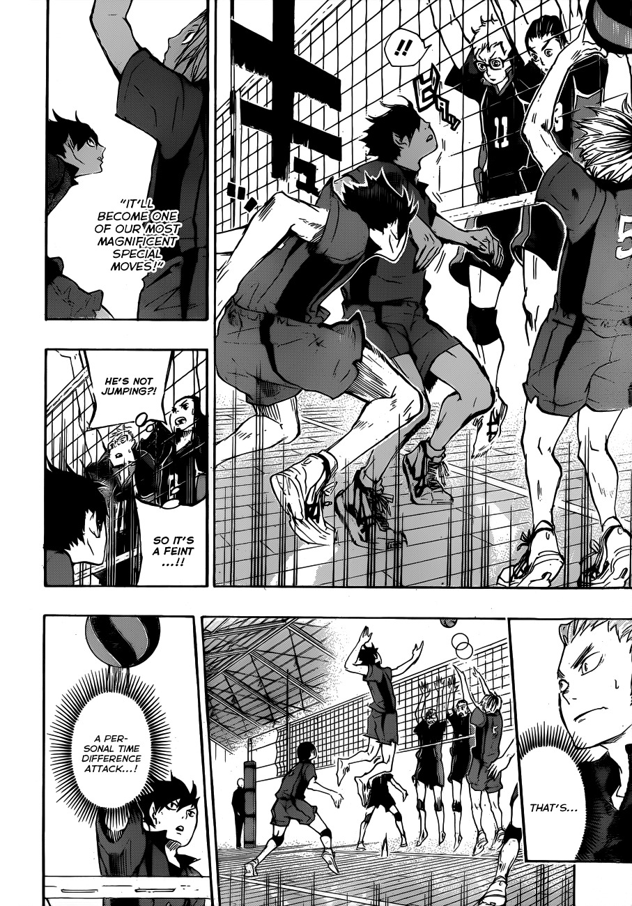 Haikyu!! Chapter 32 page 14 - Chapter 32: An Adult Cat and a Crow Chick