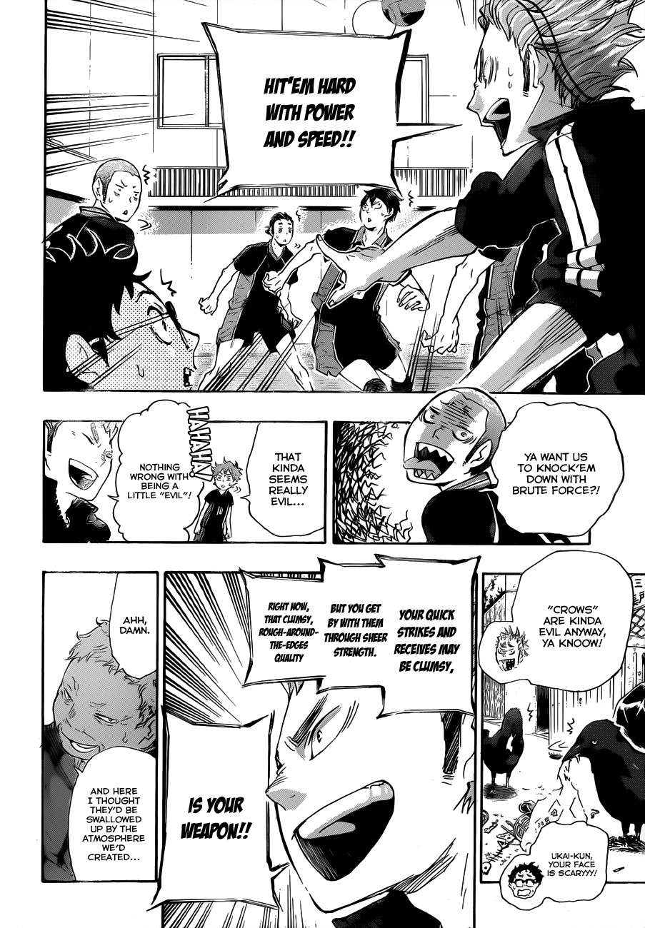 Haikyu!! Chapter 32 page 18 - Chapter 32: An Adult Cat and a Crow Chick