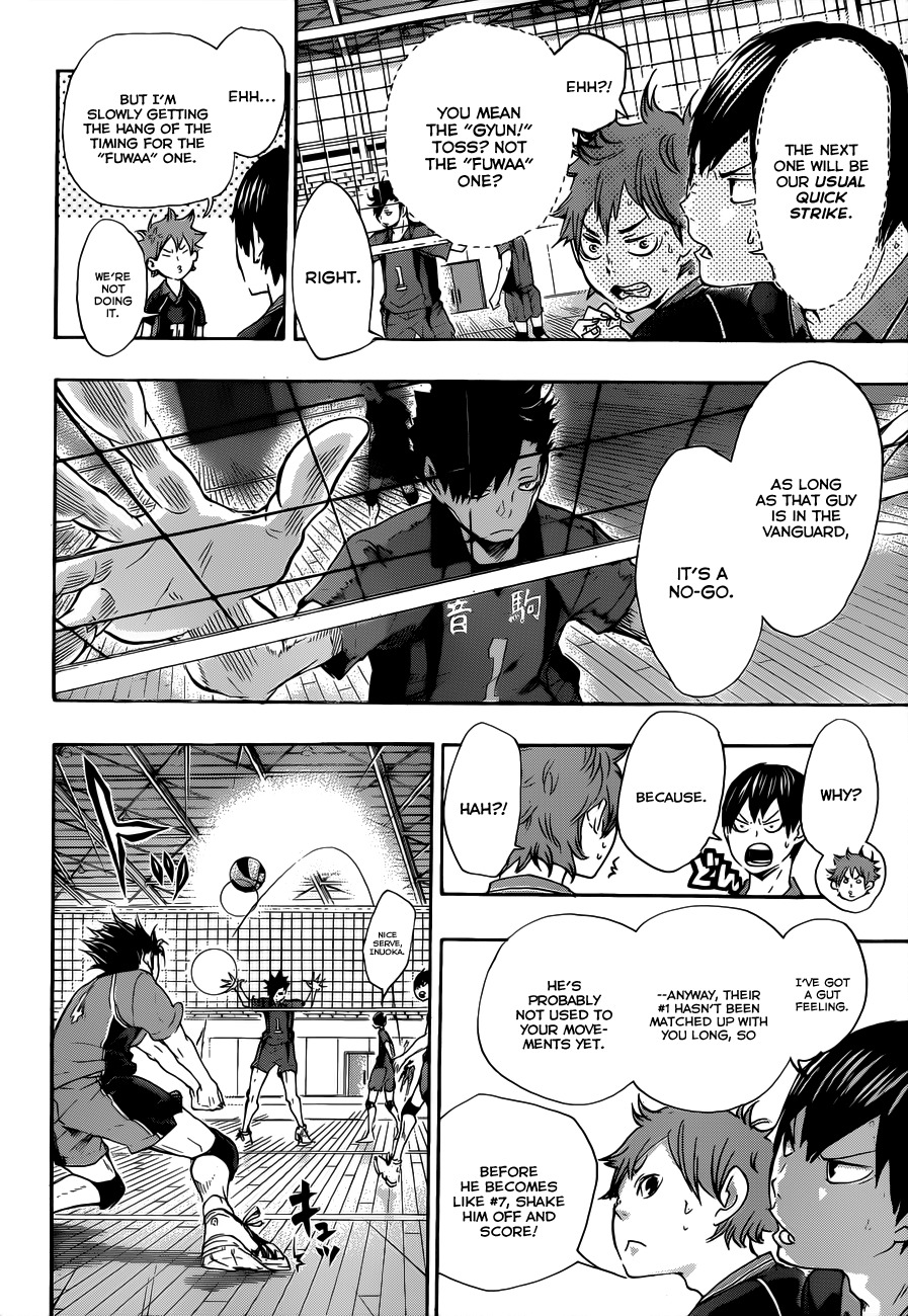Haikyu!! Chapter 32 page 4 - Chapter 32: An Adult Cat and a Crow Chick