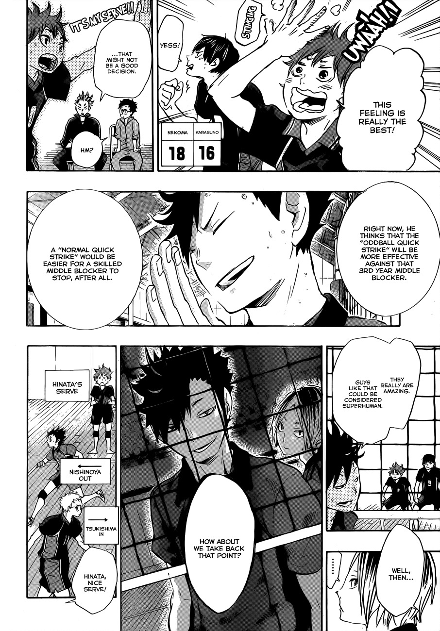 Haikyu!! Chapter 32 page 6 - Chapter 32: An Adult Cat and a Crow Chick