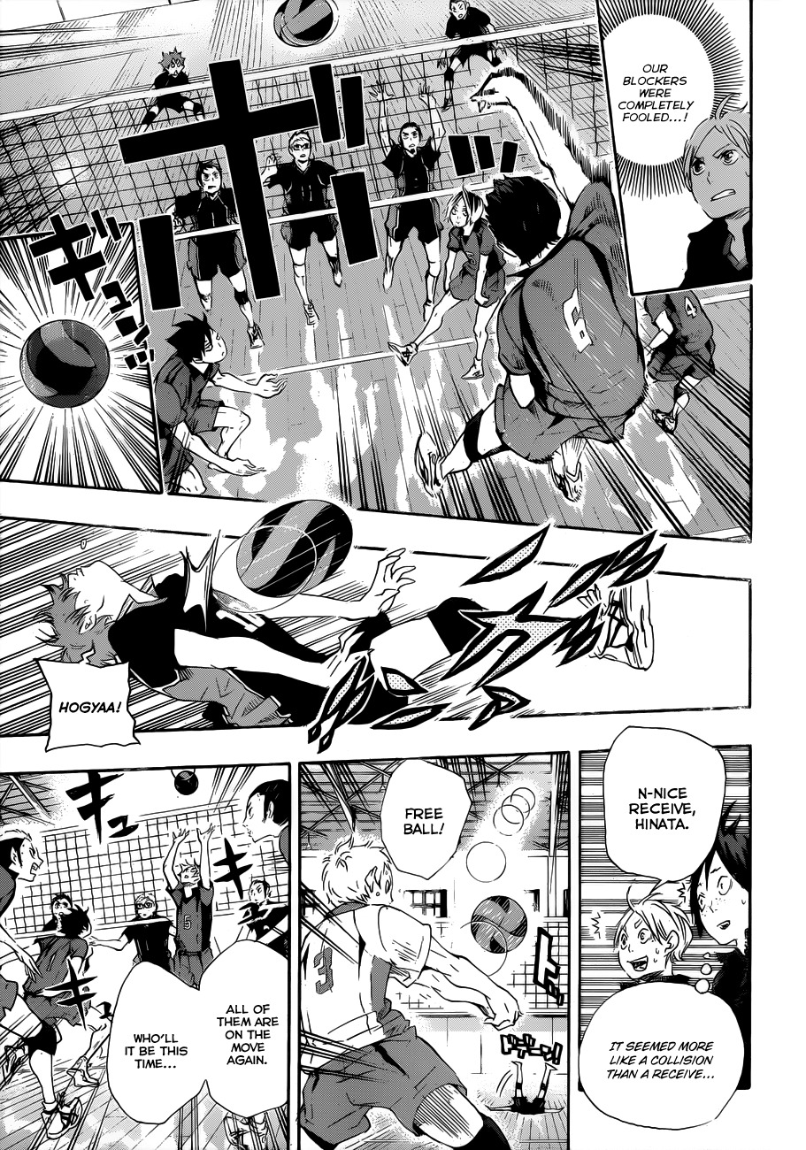 Haikyu!! Chapter 32 page 9 - Chapter 32: An Adult Cat and a Crow Chick