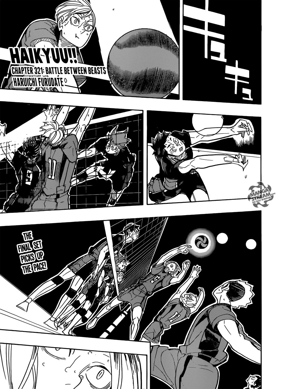 Haikyu!! Chapter 321 page 1 - Chapter 321