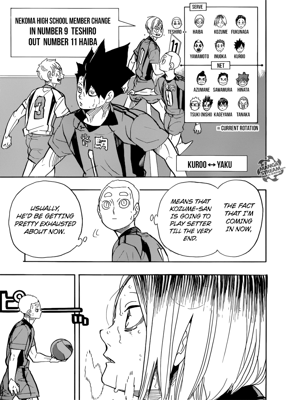 Haikyu!! Chapter 322 page 14 - Chapter 322