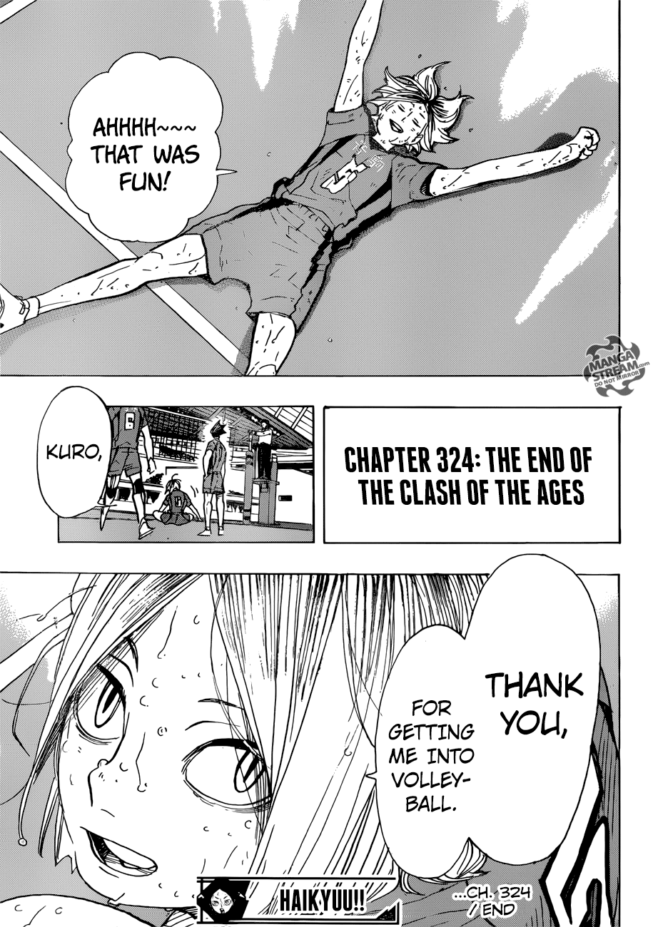 Haikyu!! Chapter 324 page 17 - Chapter 324