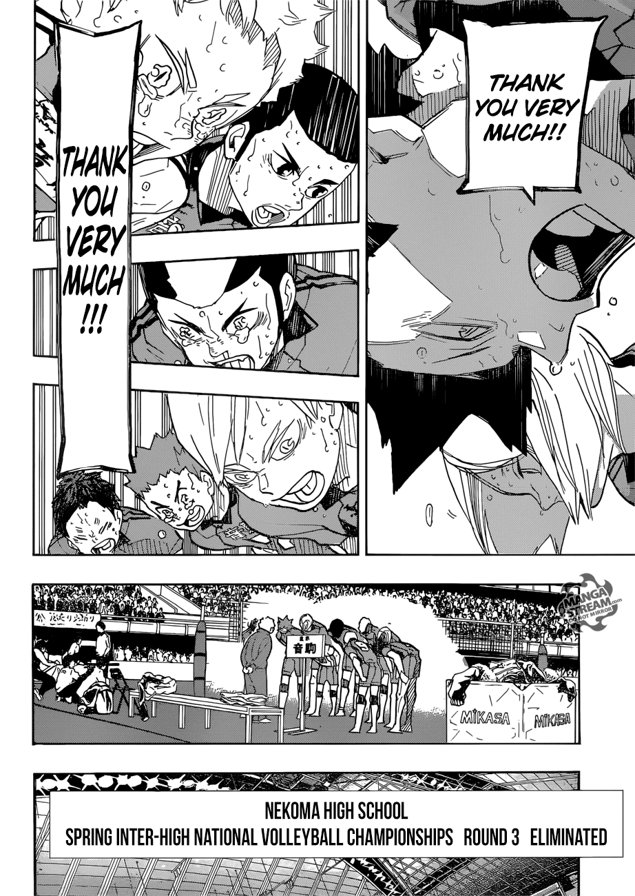Haikyu!! Chapter 325 page 14 - Chapter 325