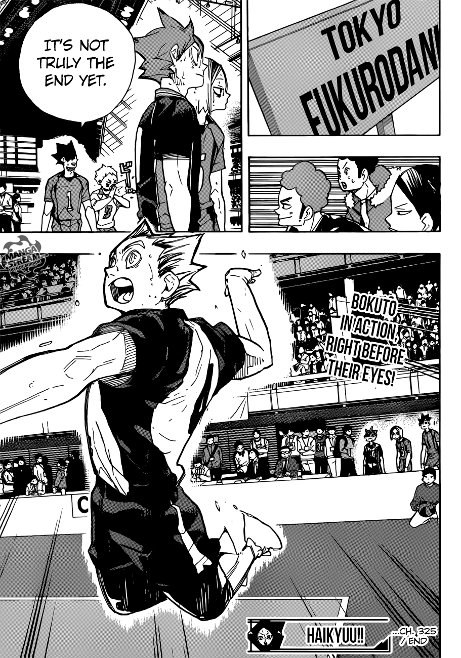 Haikyu!! Chapter 325 page 19 - Chapter 325