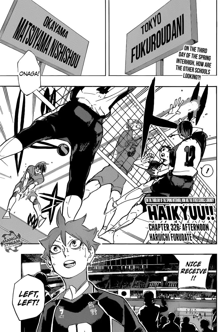 Haikyu!! Chapter 326 page 1 - Chapter 326: Afternoon