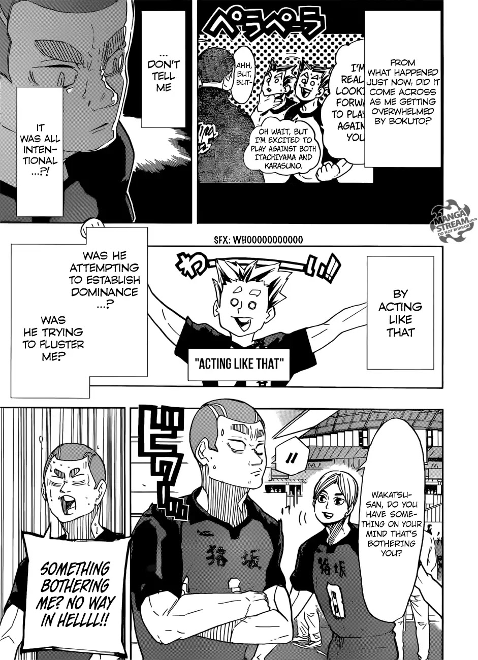 Haikyu!! Chapter 327 page 18 - Chapter 327: Volleyball Bugs