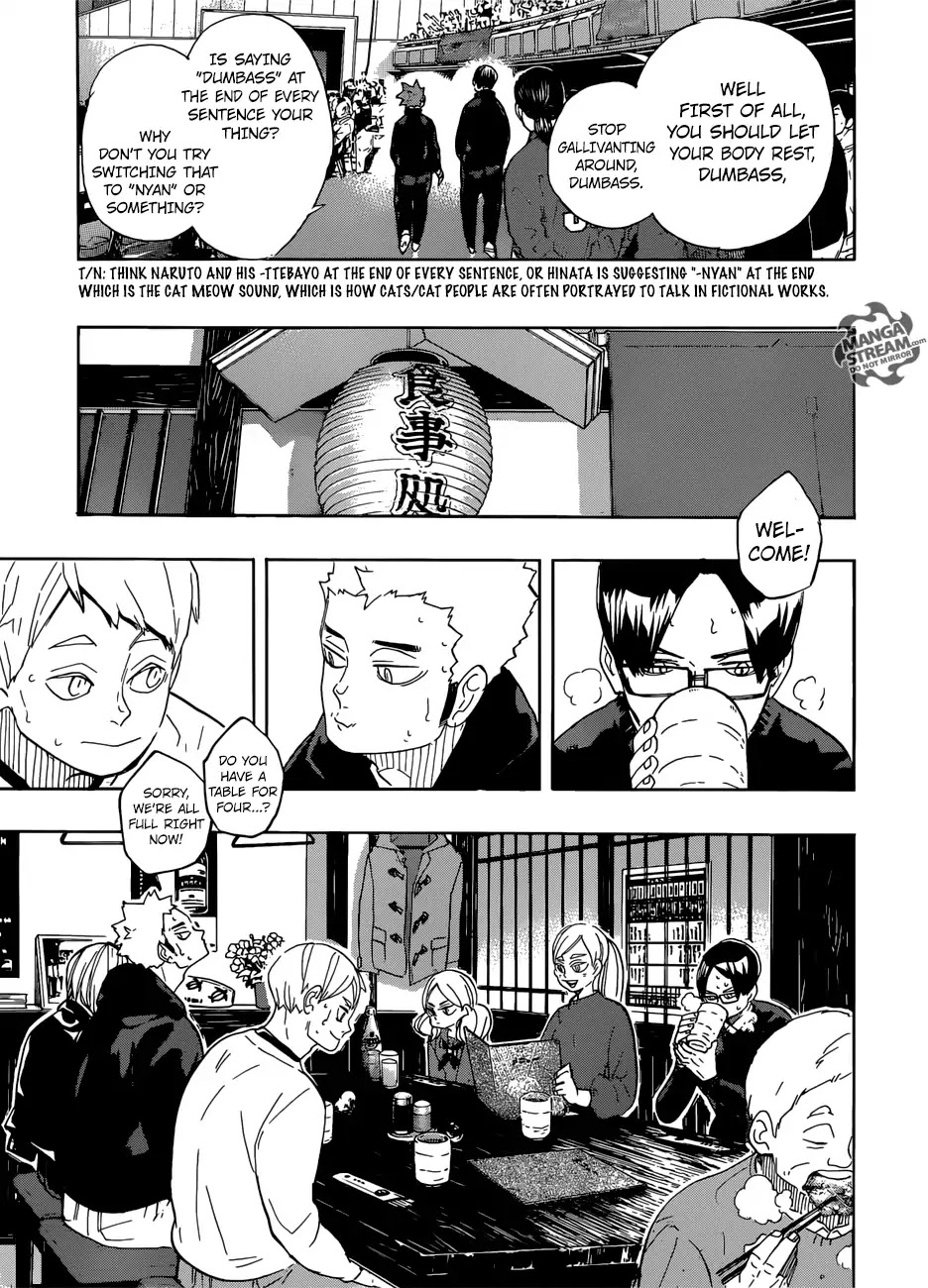 Haikyu!! Chapter 327 page 8 - Chapter 327: Volleyball Bugs