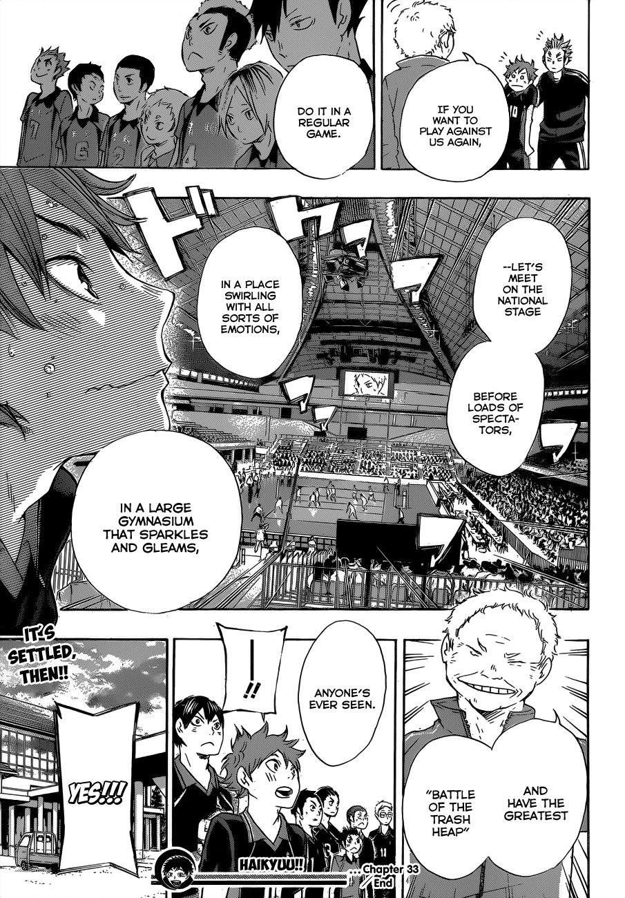 Haikyu!! Chapter 33 page 16 - Chapter 33: What It Means to "Connect"