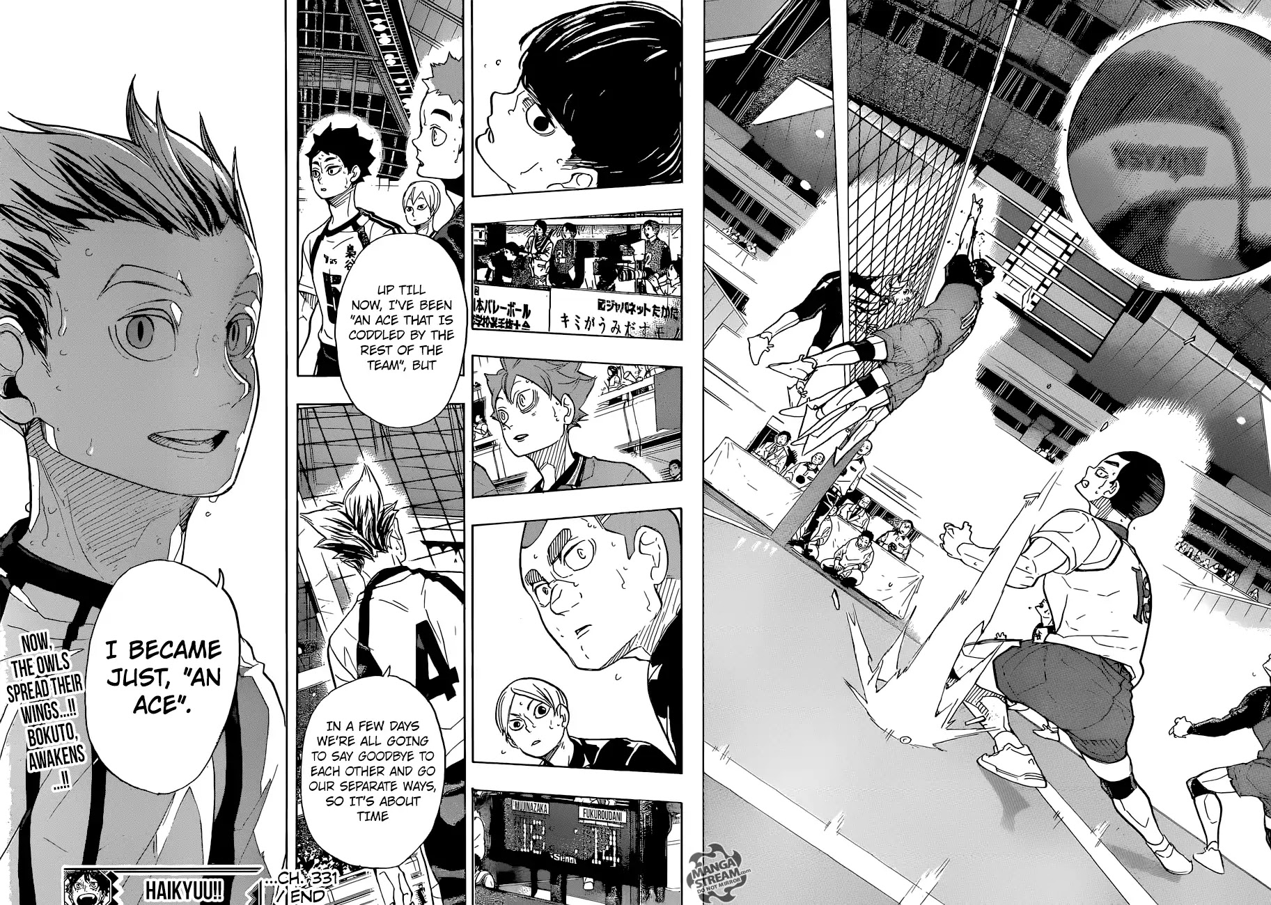 Haikyu!! Chapter 331 page 19 - Chapter 331: The Ace's Awakening