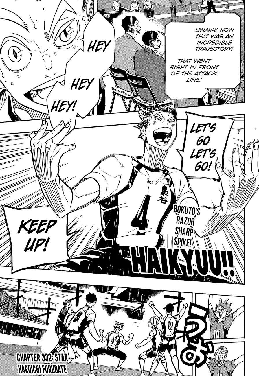 Haikyu!! Chapter 332 page 1 - Chapter 332: Star