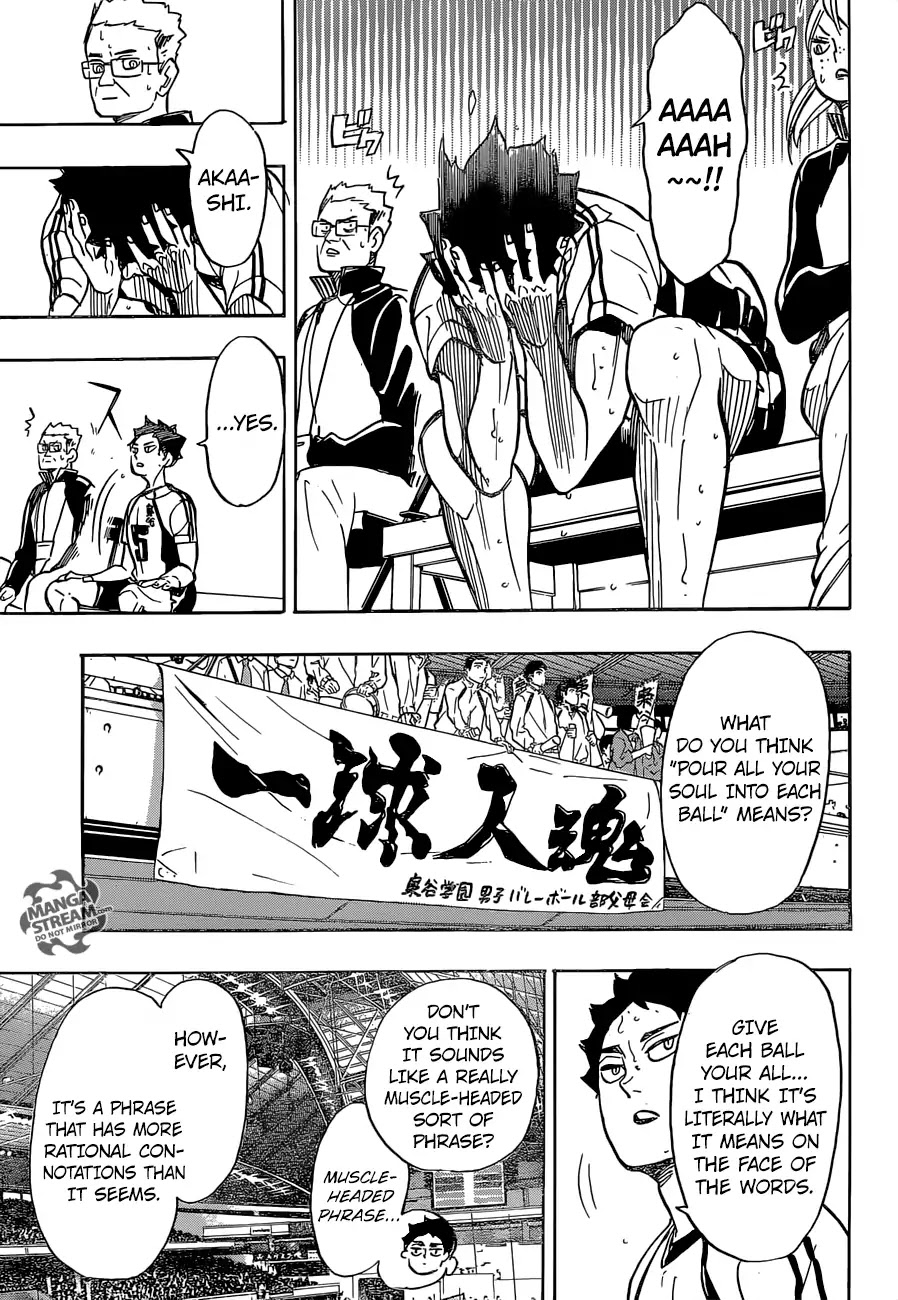 Haikyu!! Chapter 333 page 4 - Chapter 333: Task Focus