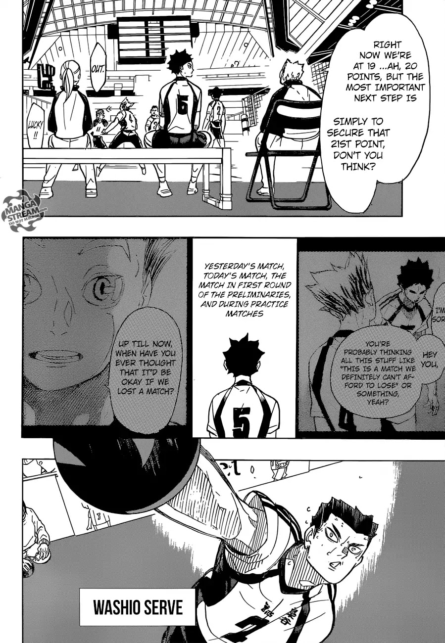 Haikyu!! Chapter 333 page 5 - Chapter 333: Task Focus