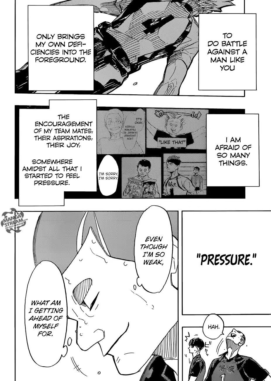 Haikyu!! Chapter 334 page 17 - Chapter 334: Breaking Free From Negativity Haruichi Furudate