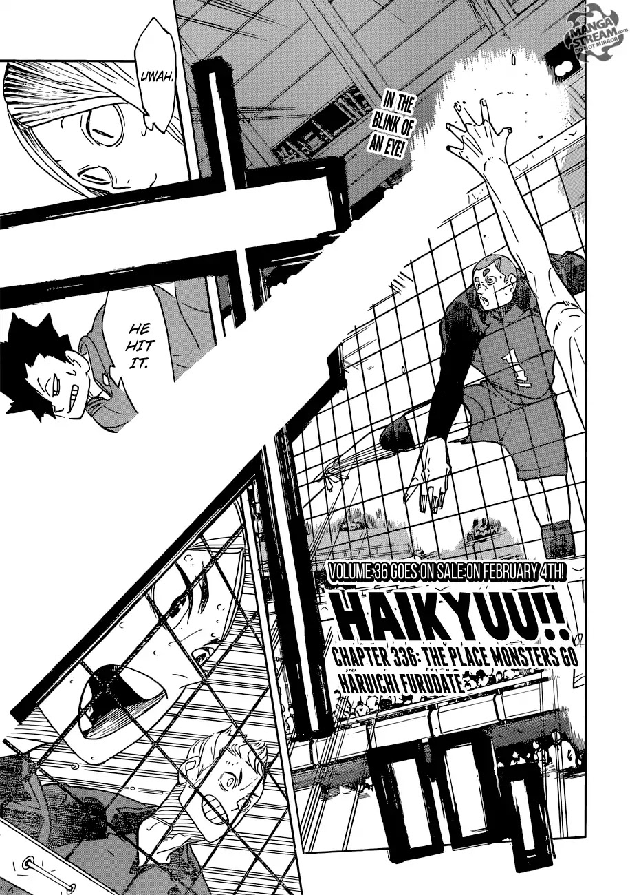 Haikyu!! Chapter 336 page 1 - Chapter 336: The Place Monsters Go