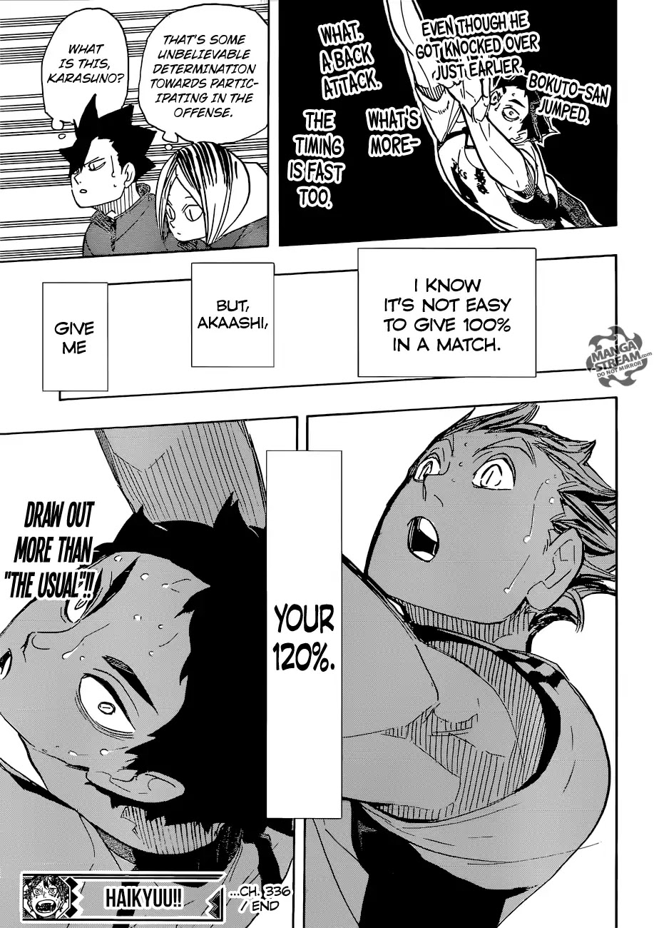 Haikyu!! Chapter 336 page 17 - Chapter 336: The Place Monsters Go